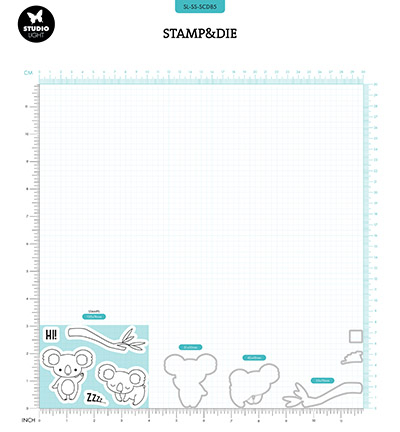 SL-SS-SCD85 - StudioLight - Koala Sweet Stories nr.85 - Animaux - Detail 6