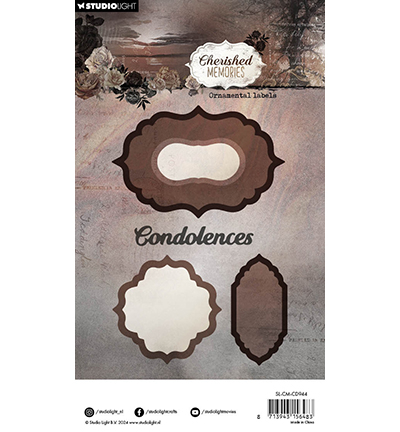 SL-CM-CD944 - StudioLight - Ornamental labels Cherished Memories nr.944 - Cadres, Etiquettes, Billets - Detail 3