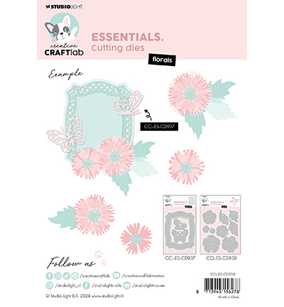 CCL-ES-CD938 - CraftLab - Florals Essentials nr.938 - Fleurs - Detail 6
