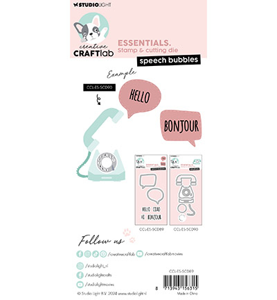 CCL-ES-SCD89 - CraftLab - Speech Bubbles Essentials nr.89 - Cadres, Etiquettes - Detail 5