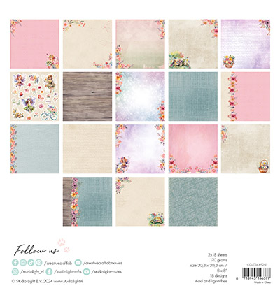 CCL-ES-DPP261 - CraftLab - Paper Pad Felicia Essentials nr.261 - Paperpad - Detail 6