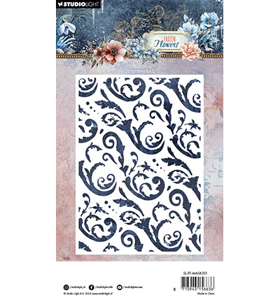 SL-FF-MASK313 - StudioLight - Ornamental Frozen Flowers nr.313 - Ornament, Dots - Detail 2