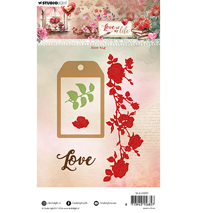 SL-LL-CD951 - StudioLight - Rose tag Love of my life nr.951 - Cadres, Etiquettes, Billets - Detail 3