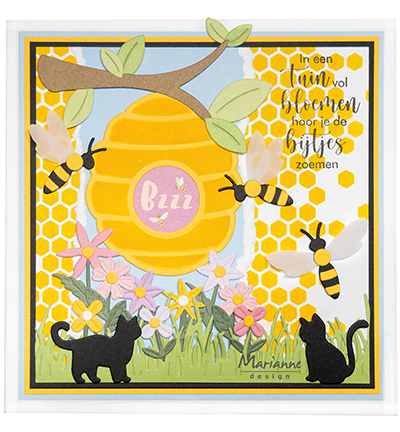 CA3199 - Marianne Design - Hello Spring by Marleen - Autocollants de texte - Detail 3