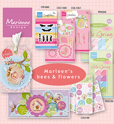 CA3199 - Marianne Design - Hello Spring by Marleen - Autocollants de texte - Detail 4
