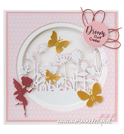 CR1684 - Marianne Design - Silhouette Flower meadow - Fleurs - Detail 4