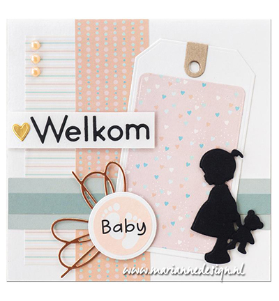 PK9201 - Marianne Design - New born by Marleen - Ensemble de papier - Detail 4