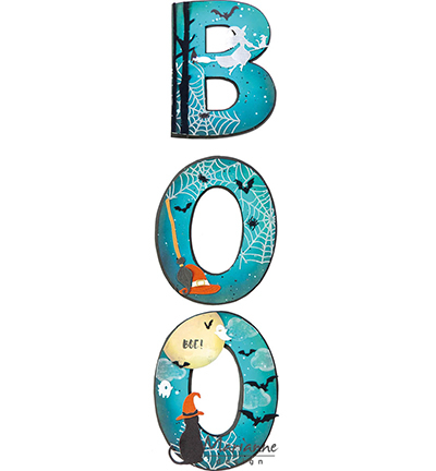 LR0935 - Marianne Design - Witch hat & broomstick - Noël, hiver - Detail 3