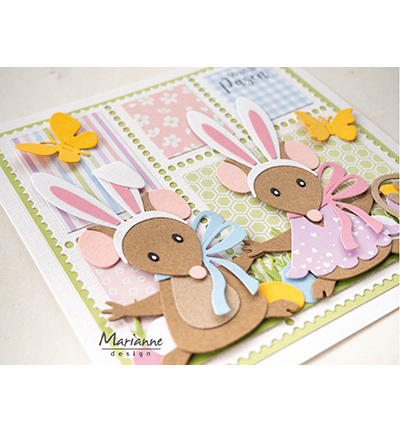 COL1562 - Marianne Design - Easter accessories by Marleen - Animaux - Detail 2