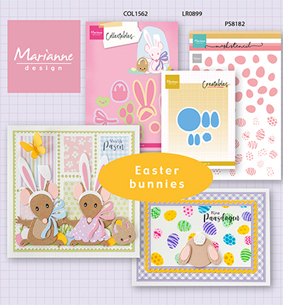 LR0899 - Marianne Design - Bunny pompom - Animaux - Detail 3