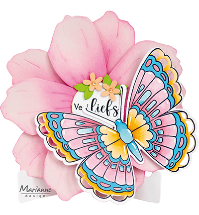 LR0901 - Marianne Design - Tiny's large flower - Fleurs - Detail 2