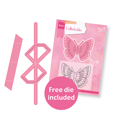 COL1563 - Marianne Design - Pop & Twist Butterfly - Papillons, insectes - Detail 3