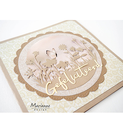 LR0905 - Marianne Design - Gefeliciteerd - Textes - Detail 2