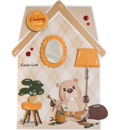 COL1590 - Marianne Design - Eline's animals - Bever - Collectables - Detail 4