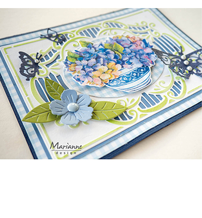 LR0906 - Marianne Design - Anja's Stylish Rectangle - Cadre / border - Detail 1