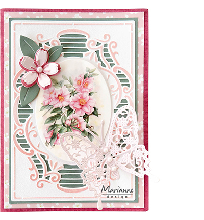 LR0906 - Marianne Design - Anja's Stylish Rectangle - Cadre / border - Detail 4