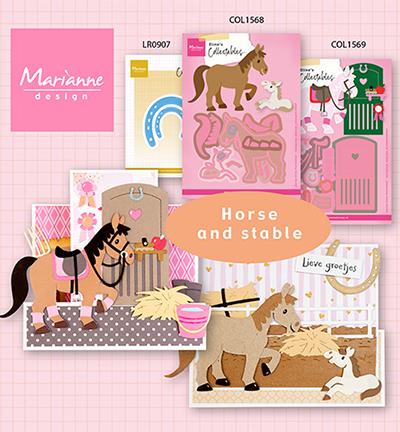 COL1569 - Marianne Design - Eline's Horse accessories - Animaux - Detail 1