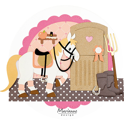 CR1693 - Marianne Design - Farm tools by Marleen - Jardin - Detail 3