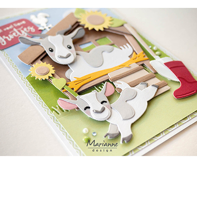 CR1693 - Marianne Design - Farm tools by Marleen - Jardin - Detail 4