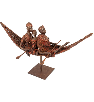 MD0100 - Kippers - Bateau en métal - Support Statuette - Detail 1