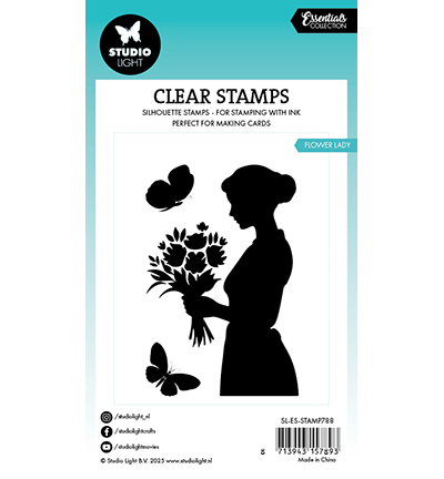 SL-ES-STAMP788 - StudioLight - Flower lady Essentials nr.788 - Fleurs - Detail 3