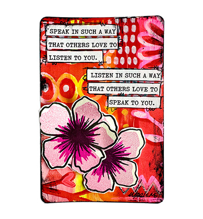 ABM-25-STAMP778 - Art by Marlene - Layered Flowers Art By Marlene nr.778 - Fleurs - Detail 1