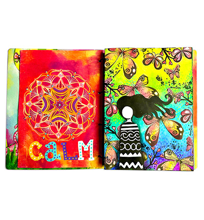 ABM-25-MASK323 - Art by Marlene - Curious Lady Art By Marlene nr.323 - Personne - Detail 1