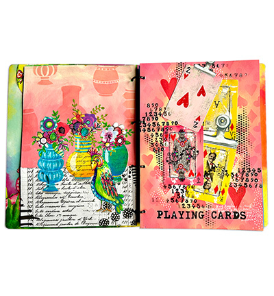 ABM-25-JOUR17 - Art by Marlene - Journal Artist size, 20 sheets Art By Marlene nr.17 - Art Journal - Detail 3