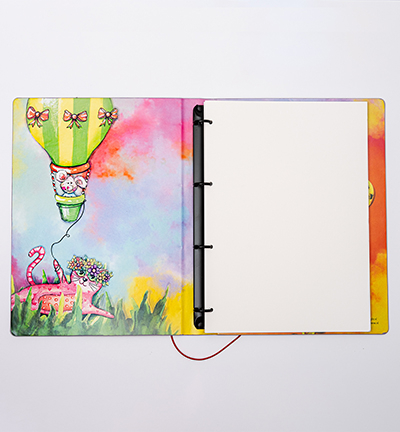 ABM-25-JOUR17 - Art by Marlene - Journal Artist size, 20 sheets Art By Marlene nr.17 - Art Journal - Detail 5