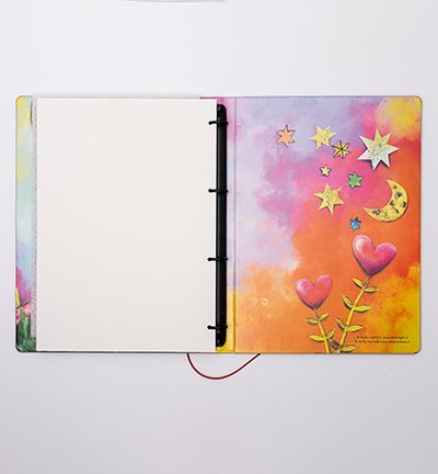 ABM-25-JOUR17 - Art by Marlene - Journal Artist size, 20 sheets Art By Marlene nr.17 - Art Journal - Detail 6