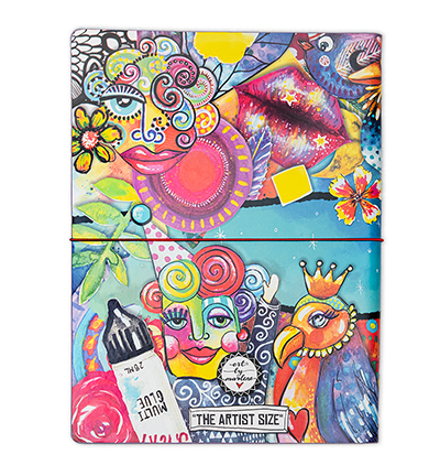 ABM-25-JOUR17 - Art by Marlene - Journal Artist size, 20 sheets Art By Marlene nr.17 - Art Journal - Detail 7