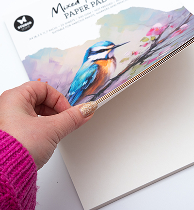 SL-CO-PP281 - StudioLight - Paper Pad Mixed Media Consumables nr.281 - Mixed Paper Pad - Detail 2