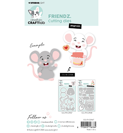 CCL-FR-CD967 - CraftLab - Muis Marvin Friendz nr.967 -  - Detail 3
