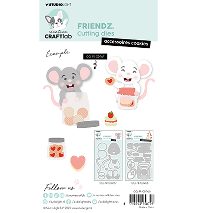 CCL-FR-CD968 - CraftLab - Accessoires Cookies Friendz nr.968 - Manger, boire - Detail 3