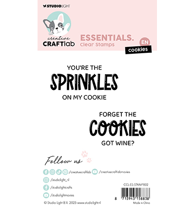 CCL-ES-STAMP802 - CraftLab - Cookies Essentials nr.802 - Textes - Detail 2
