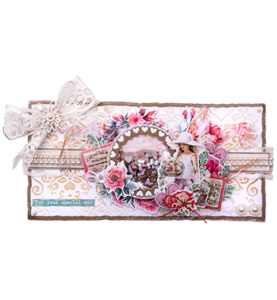 JMA-SYL-SCD92 - Jenine's - Heart ATC Sending You Love nr.92 - Amour, amitié - Detail 1