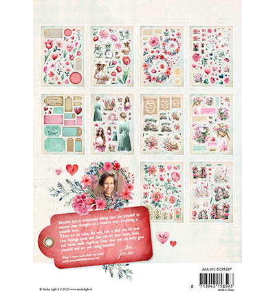 JMA-SYL-DCPP287 - Jenine's - Paper Pad Paper Elements Sending You Love nr.287 - Die-cut Paper Pad - Detail 3 JMA-SYL-DCPP287 - Jenine's - Paper Pad Paper Elements Sending You Love nr.287 - Die-cut Paper Pad - Detail 3