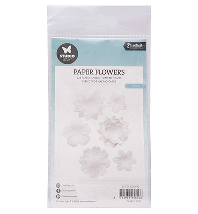 SL-CO-FLOW13 - StudioLight - Flowers White Consumables nr.13 - Fleurs de papier - Detail 1