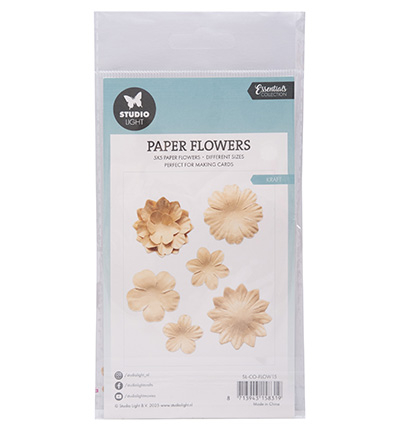 SL-CO-FLOW15 - StudioLight - Flowers Kraft Consumables nr.15 - Fleurs de papier - Detail 1