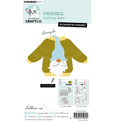 CCL-FR-CD988 - CraftLab - Sweater Friendz nr.988 - Vêtements, chaussures - Detail 3