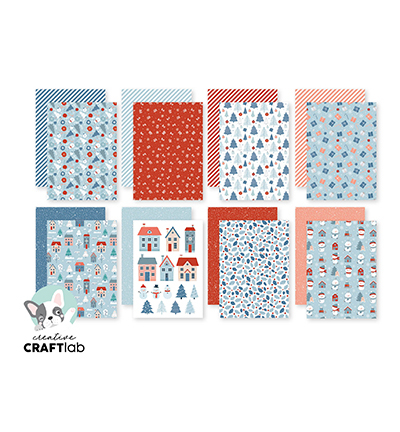 CCL-FR-DPP305 - CraftLab - Paper Pad Hello Winter Friendz nr.305 - Paperpad - Detail 3