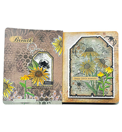 HE-SB-STAMP794 - Hazel Eaton - Floral Bits Sweet Bee Memories nr.794 - Fleurs - Detail 4