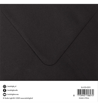 SL-CO-CE11 - StudioLight - Cards & Envelopes Black Consumables nr.11 - Cards & Envelopes - Detail 1