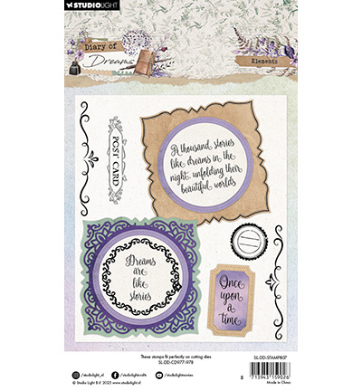 SL-DD-STAMP807 - StudioLight - Elements Diary of Dreams nr.807 - Courrier/lettre - Detail 1