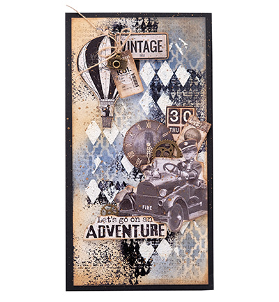 SL-GR-MASK336 - StudioLight - Wallpaper Pattern Grunge Collection nr.336 - Fond d'écran - Detail 1