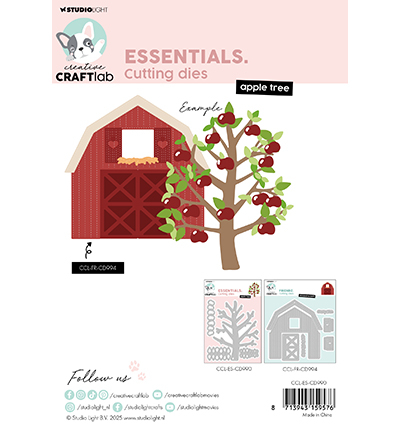 CCL-ES-CD990 - CraftLab - Appletree Essentials nr.990 - Arbres, Plantes - Detail 2