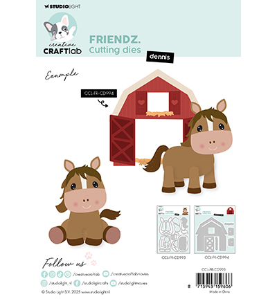 CCL-FR-CD993 - CraftLab - Dennis Friendz nr.993 - Animaux - Detail 2