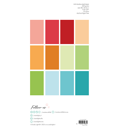 CCL-ES-UPP307 - CraftLab - Rainbow Essentials nr.307 - Paperpad - Detail 1