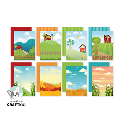 CCL-FR-DPP308 - CraftLab - Paper Pad On the Farm Friendz nr.308 - Paperpad - Detail 2