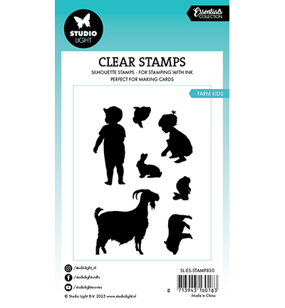 SL-ES-STAMP830 - StudioLight - Farm kids Essentials nr.830 - Animaux - Detail 2
